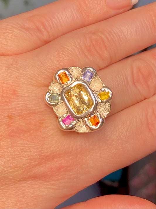 Rainbow Sunshine Ring