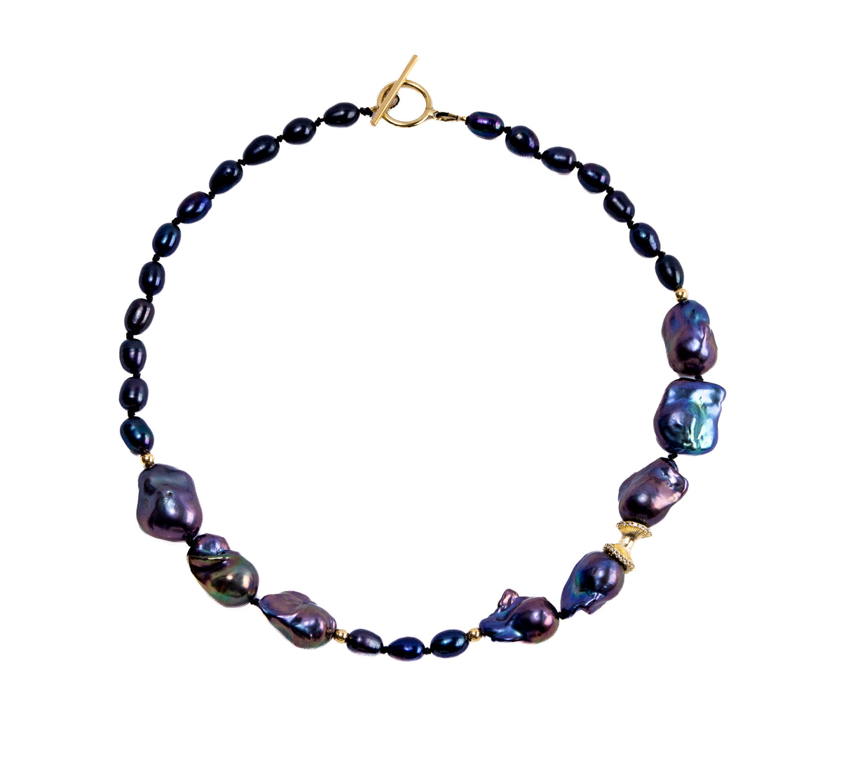 Peacock Baroque Pearls