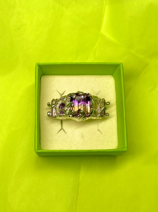 The Queen Ametrine Ring