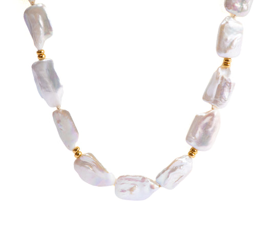 White Baroque Pearls