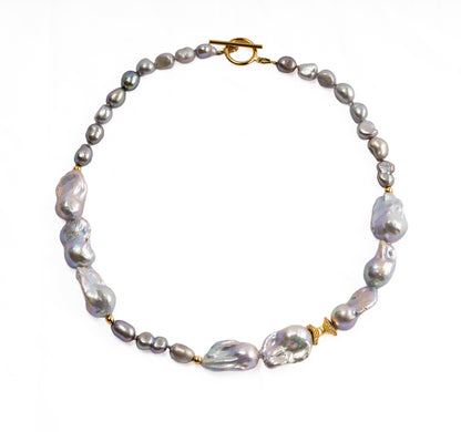 Grey Baroque Pearls