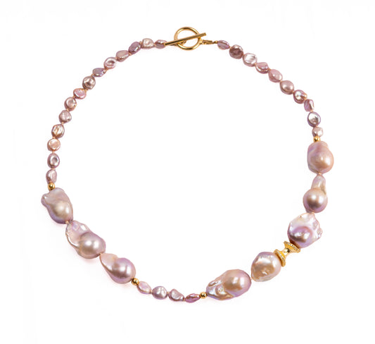 Rose Baroque Pearls