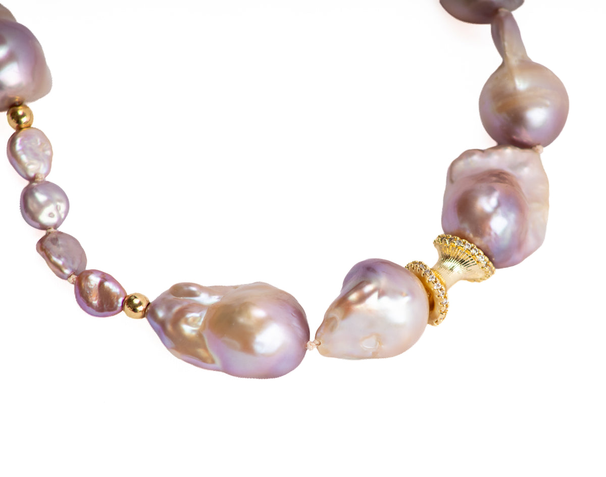Rose Baroque Pearls