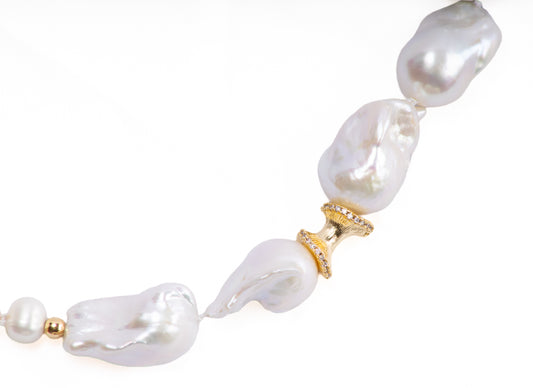 White Baroque Pearls