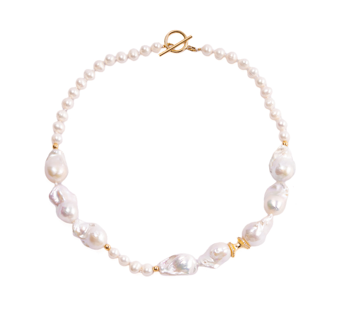 White Baroque Pearls