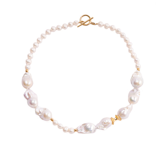 White Baroque Pearls