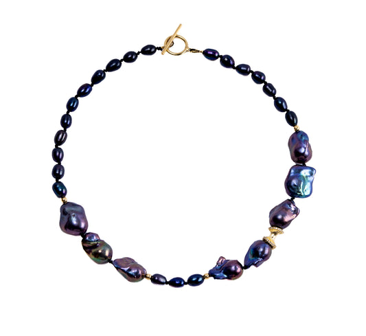 Peacock Baroque Pearls