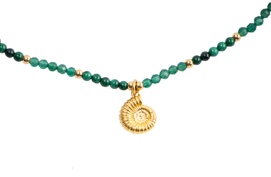Malachite and Green Agate