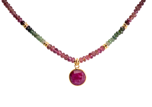 Tourmaline and Ruby